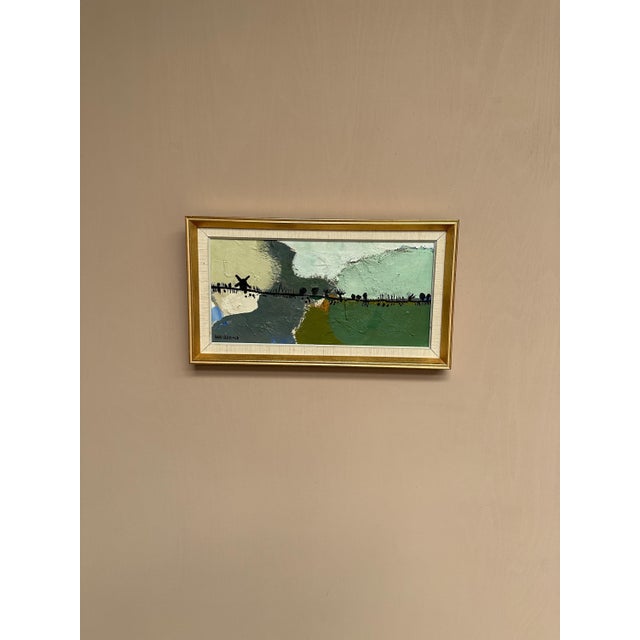 Hans Osswald, Kvarnvägen, 1950s, Oil Painting on Canvas, Framed For Sale - Image 7 of 18