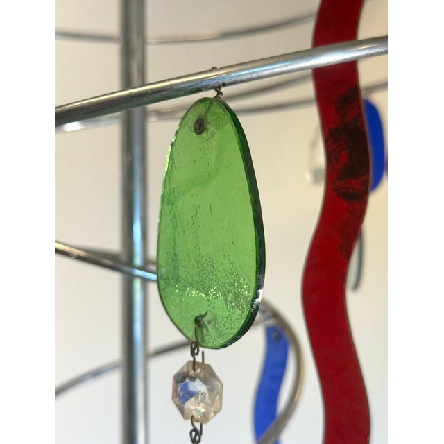 Green Glass Chandelier by Toni Cordero for Artemide, 1980s For Sale - Image 8 of 12