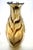 1960s Maestro Carlo Moretti-Style Murano Amber & Espresso Swirl Vase Cased Glass - 14" For Sale In San Diego - Image 6 of 11