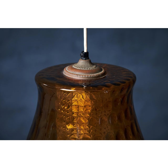 Green Swedish Green Crystal Pendant, 1960s For Sale - Image 8 of 11