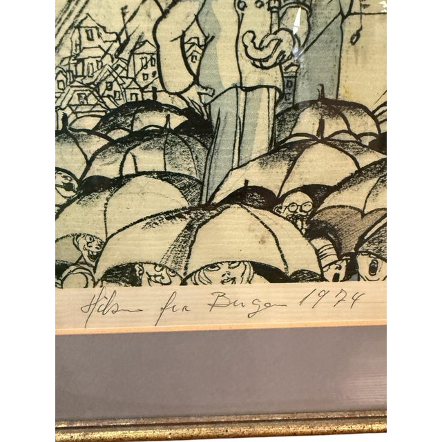 1974 Signed Kingdom of Music Wall Art For Sale - Image 4 of 9