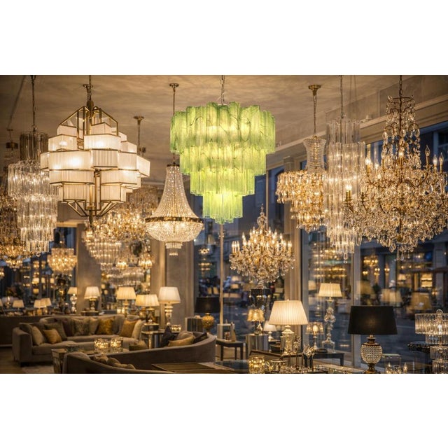 Italian Chandelier in Murano Glass, 1990 For Sale - Image 10 of 16