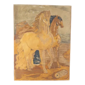 Mid-Century Serigraph Silkscreen Print After Giorgio De Chirico