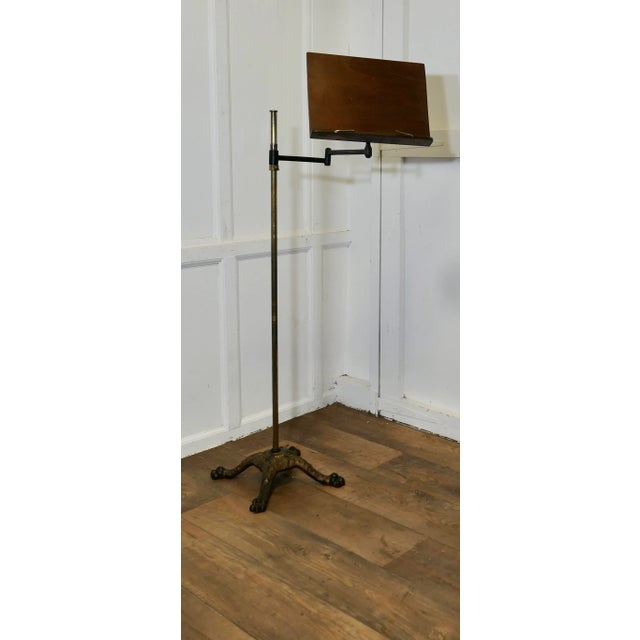 Black Reading or Music Stand from Harrods, 1930s For Sale - Image 8 of 9