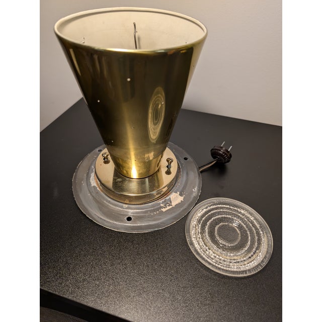 1950s Lightolier Gerald Thurston Atomic Ceiling Lights, Set of 3 For Sale - Image 17 of 18