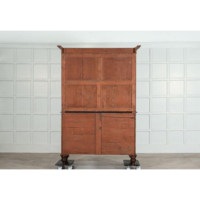 Large English Regency Mahogany Linen Press, 1800 For Sale - Image 18 of 18