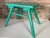 Very characterful old French Brutalist Style farm stool, in it’s typical French authentic green paint. Beautiful handmade,...
