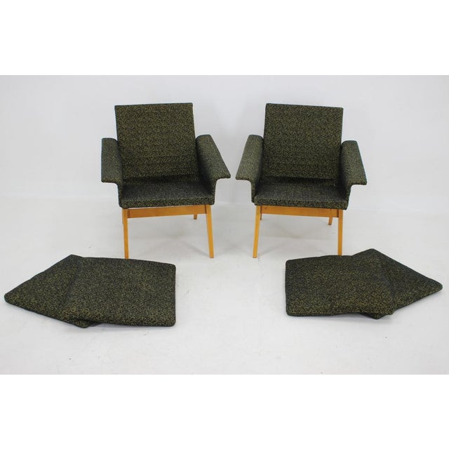 Set of Armchairs, Czechoslovakia, 1960s For Sale - Image 10 of 17