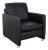 Black Leather Lounge Chair from Ewald Schillig For Sale