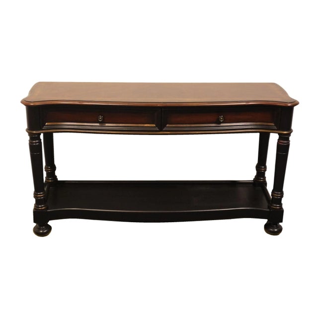 Contemporary Hooker Furniture Seven Seas Collection 38" Two Toned Accent Sofa / Console Table 864-80-151 For Sale - Image 3 of 12