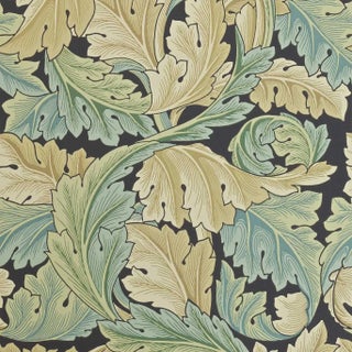 Morris & Co Acanthus Wallpaper in Privet - a Sample For Sale