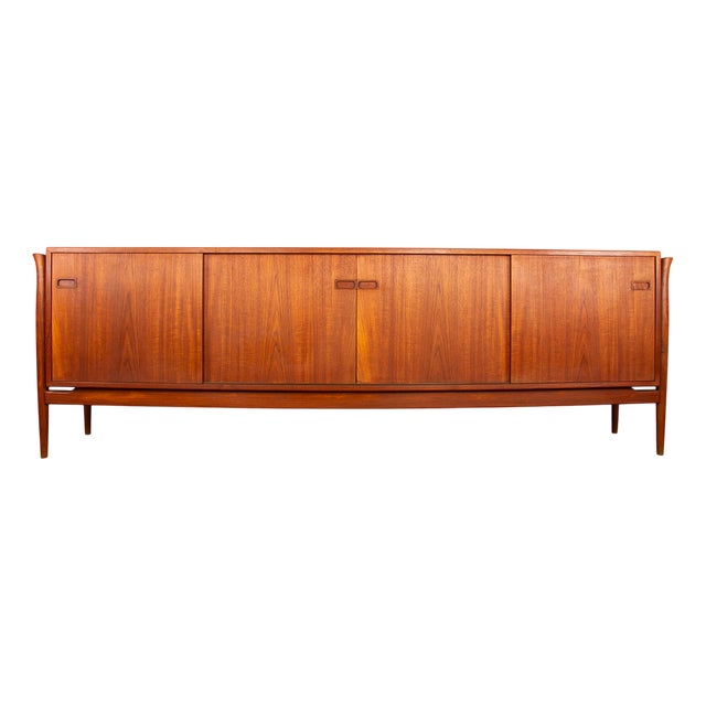 Large Danish Sideboard in Teak by Finn Juhl for Samcon, 1960s For Sale