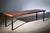Oak Veneered Coffee Table with Abstract Enamelled Copper Plaquette, Italy, 1956 For Sale - Image 4 of 10