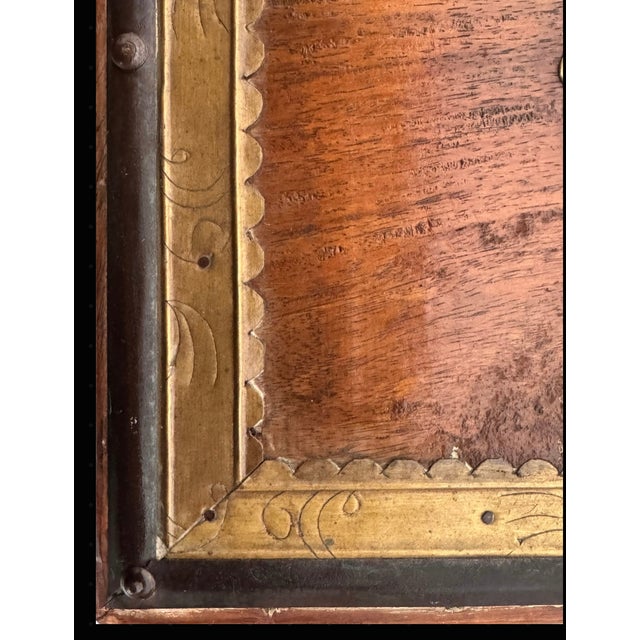 Mid-Century Anglo-Indian Teak & Repoussé Brass Nesting Table Set For Sale - Image 12 of 18