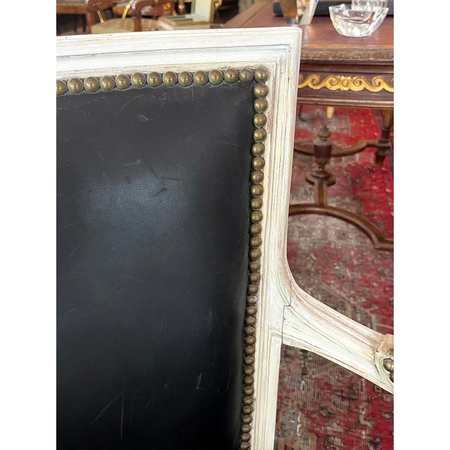 French 19th Century Louis XVI-Style Armchair For Sale - Image 3 of 7