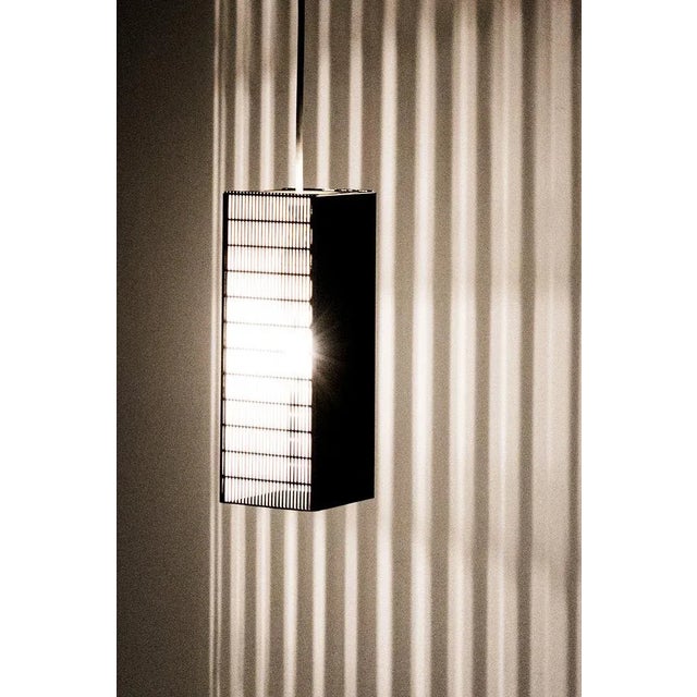 Gray Vintage Perforated Pendant Lamp For Sale - Image 8 of 8