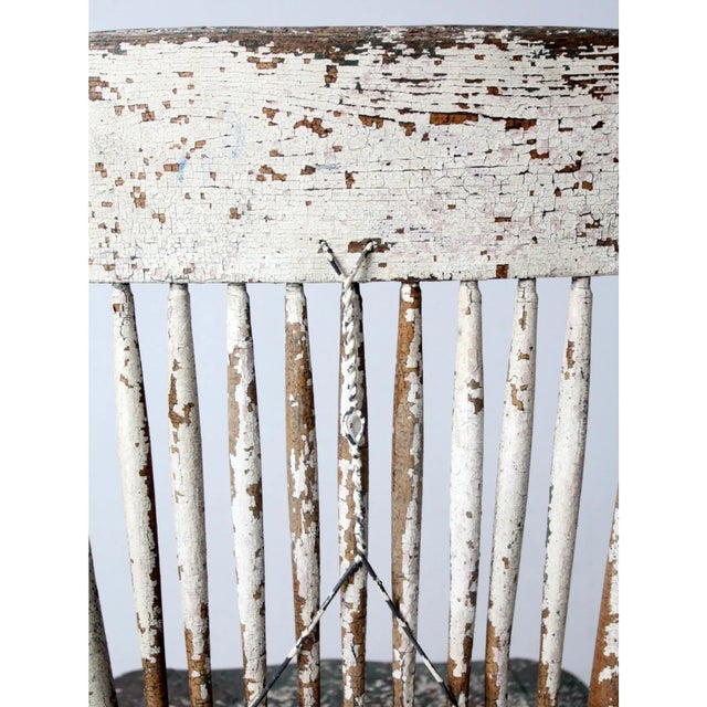 Antique Spindle Back Chair For Sale - Image 11 of 12