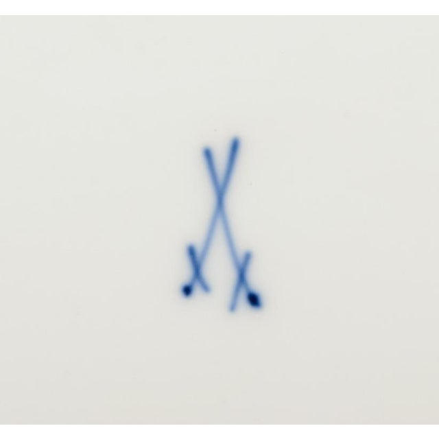 White Porcelain with Gold Decoration Plates, Meissen, Germany, 1930s, Set of 6 For Sale - Image 4 of 5