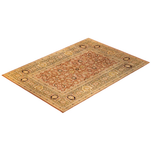 Brown Mogul, One-of-a-Kind Hand-Knotted Area Rug - Brown, 11' 0" x 15' 1" For Sale - Image 8 of 8