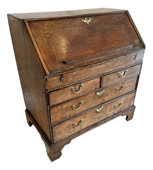 17th Century Oak Bureau with Interior, 1680s