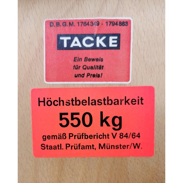 Wood Vintage Stool with Integrated Pedal Ladder, 1970s For Sale - Image 7 of 11