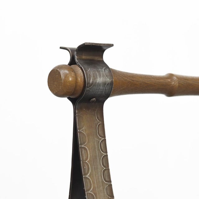 Mid-Century Brutalist Magazine Rack, 1970s, in Very Good conditions. Designed 1970 to 1979