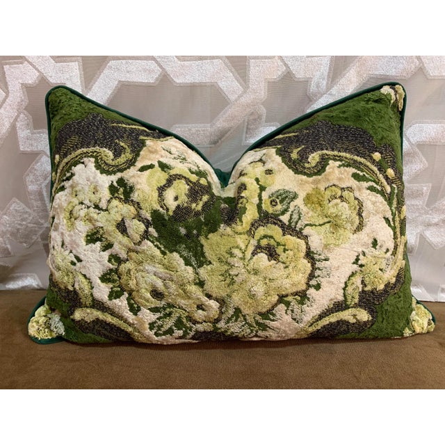 Art Deco 1970s Vintage Re-Designed and Hand-Engineered Pillow Covers - a Pair For Sale - Image 3 of 7