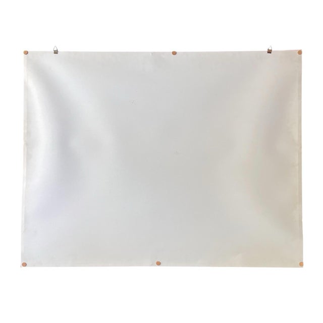 Mid 20th Century French Painting on Silk in the Style of Sally Avery For Sale - Image 5 of 7