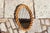 Vintage Oval Rope Mirror from Audoux & Minet, 1950 For Sale - Image 4 of 8