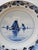 Ceramic Two Classic Delft Plates of Windmills and Sailing Ships Circa 1905 and 1906 For Sale - Image 7 of 9