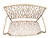 Late 20th-C. Faux Bois Metal Garden Bench or Settee For Sale - Image 4 of 16
