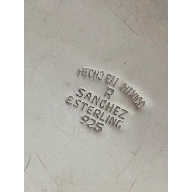 Mid 20th Century Mid 20th Century Modern Sterling Silver Ashtray Dish For Sale - Image 5 of 6