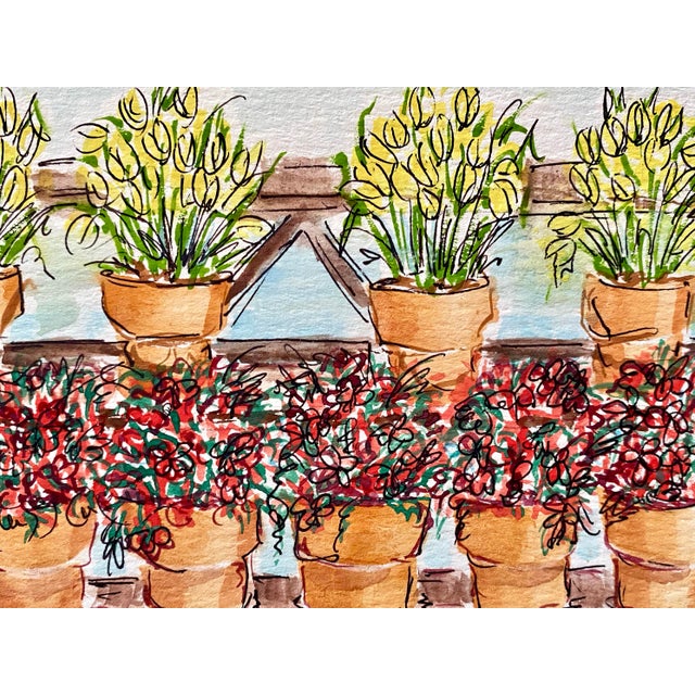 This spring-inspired painting of my plants waiting to for a thaw so I can plant them is bright and cheerful. I have used...