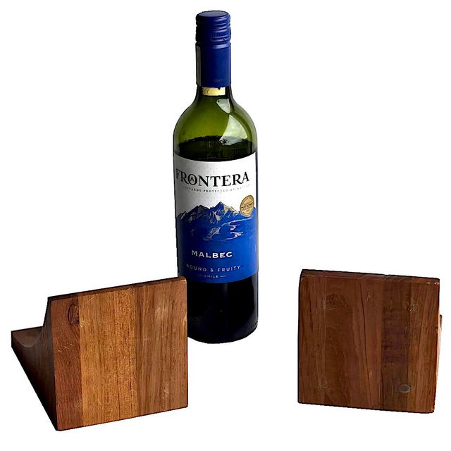 1960s Brostrom Danish Teak Wood Bookends, a Pair For Sale - Image 9 of 9