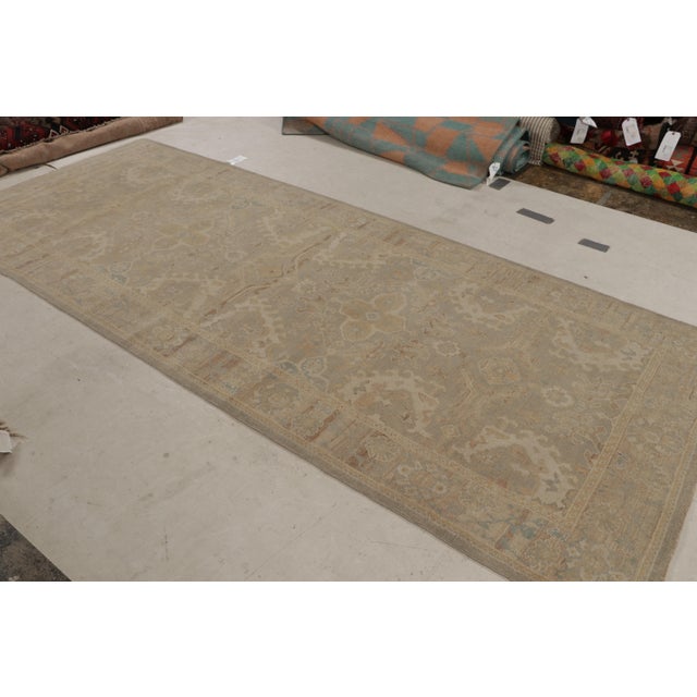 Modern Rug & Kilim’s Khotan Rug in an All Over Beige-Brown Floral Pattern For Sale - Image 3 of 8