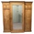 Brown Large Ash Arts & Crafts Triple Break Front Wardrobe Compactum, 1880 For Sale - Image 8 of 8