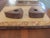 Mira Nakashima Mira Nakashima Pair of Candleholders Signed Dated Walnut With Sapwood For Sale - Image 4 of 8