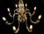 Italian Murano Glass Chandelier with Gold Inserts attributed to Barovier & Toso, 1970s For Sale - Image 3 of 18