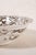 Large vintage brown transferware bowl featuring an all-over pastoral transfer-printed design with a scalloped rim and warm...