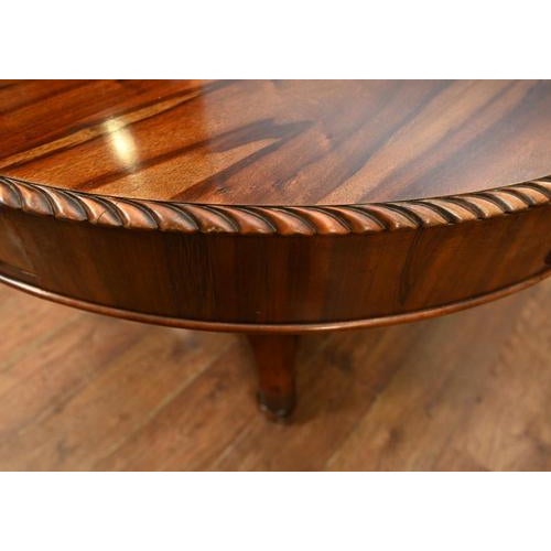 Regency Drum Centre Table in Mahogany, 1820s For Sale - Image 10 of 11