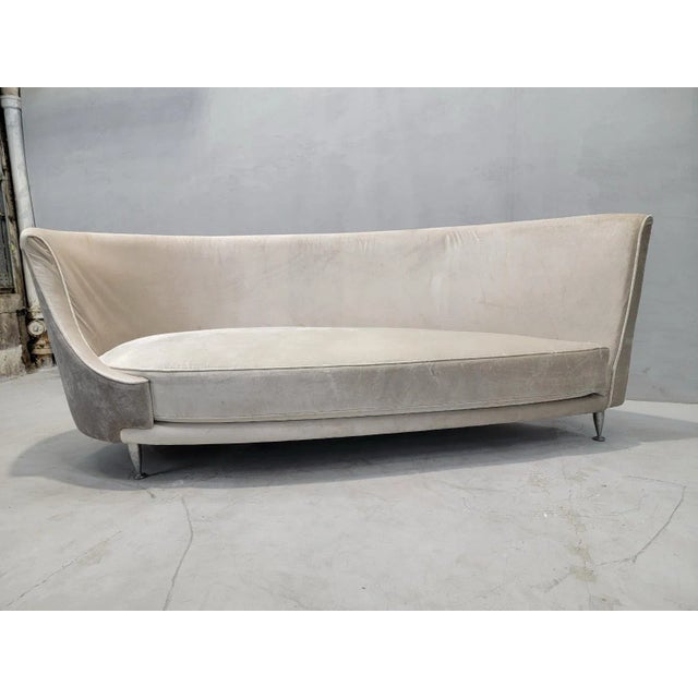 Moroso Vintage Modern Italian Moroso NewTone Drop Left Sofa For Sale - Image 4 of 9