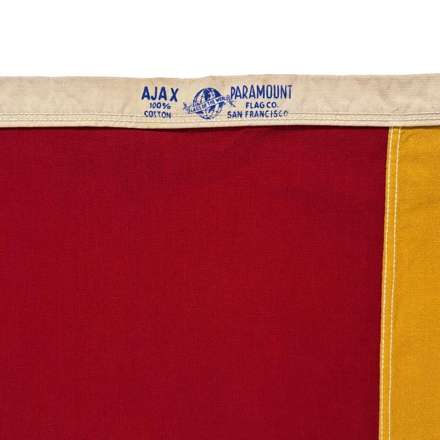 Late 20th Century Vintage Sewn Cotton Flag of Germany For Sale - Image 5 of 6