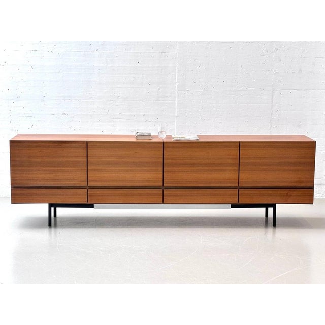 Mid-Century Modern Sideboard in Walnut, 1960s For Sale - Image 3 of 18