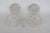 1940s Bohemian Crystal Salt and Pepper Shaker Pair of 2 Pedestal Base Cut Glass For Sale In Miami - Image 6 of 12