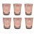 Traditional Finch Single Old Fashioned Glasses, Set of 6, Salmon For Sale - Image 3 of 3