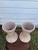 A Pair of Traditional Blush Ceramic Pottery Vases For Sale - Image 9 of 11