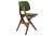 Set of 4 highly sought-after and beautiful chairs; this style is also known as the Scissors Chair due to its elegant...