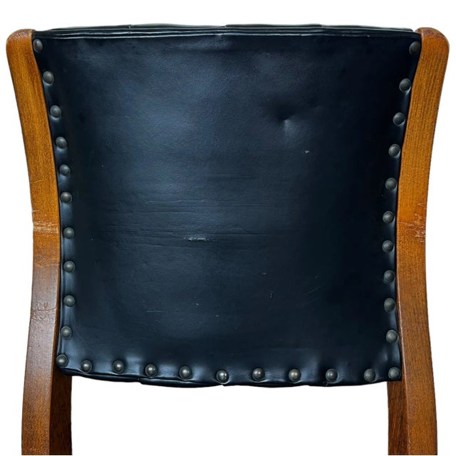 Black 1950s Gunlocke Office Chair For Sale - Image 8 of 12