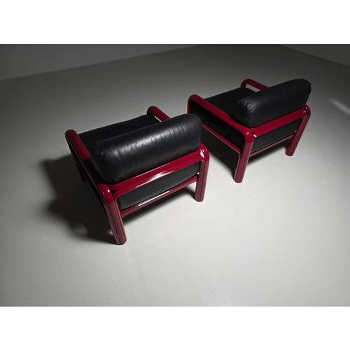 1970s Model 54 Lounge Chairs by Gae Aulenti for Knoll, Italy, 1975, Set of 2 For Sale - Image 5 of 11