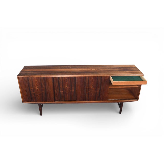 Mid 20th Century Low Brazilian Rosewood Credenza by E.W. Bach, Attributed For Sale - Image 12 of 12